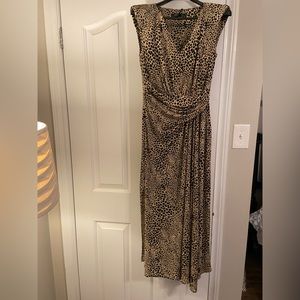 BCBG Maxazria Lyla Wrap Front MIDI dress